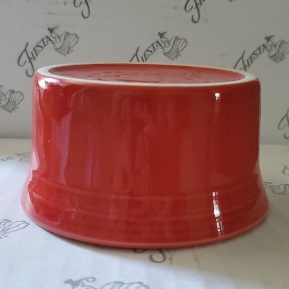 Fiestaware Fiesta CERAMIC Ramekin Small Bowl BAKING Dish Scarlet Red BAKWARE - Picture 9 of 13